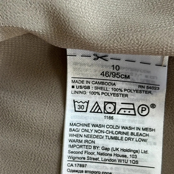 Banana Republic HERITAGE Strappy Cascade Front vintage taupe maxi dress - Picture 8 of 17